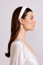 The Gracie - Mini Pearl Hoops in Silver