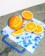 The Daily Chopping Board in Cobalt Confetti