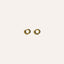 The Gracie - Mini Pearl Hoops in GOLD