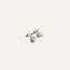 The Celeste - Double Natural Pearl Drop Earrings