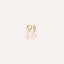 The Sylvie - Freshwater Pearl Drop Hoops in Gold